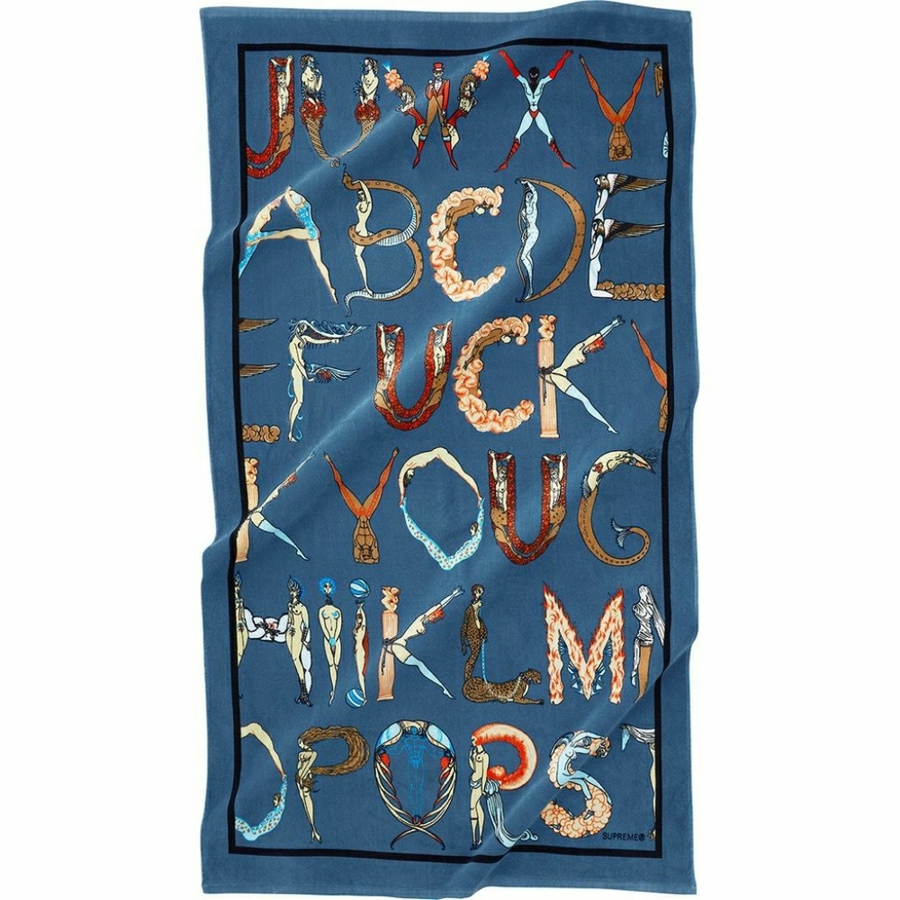 Supreme Alphabet Towel